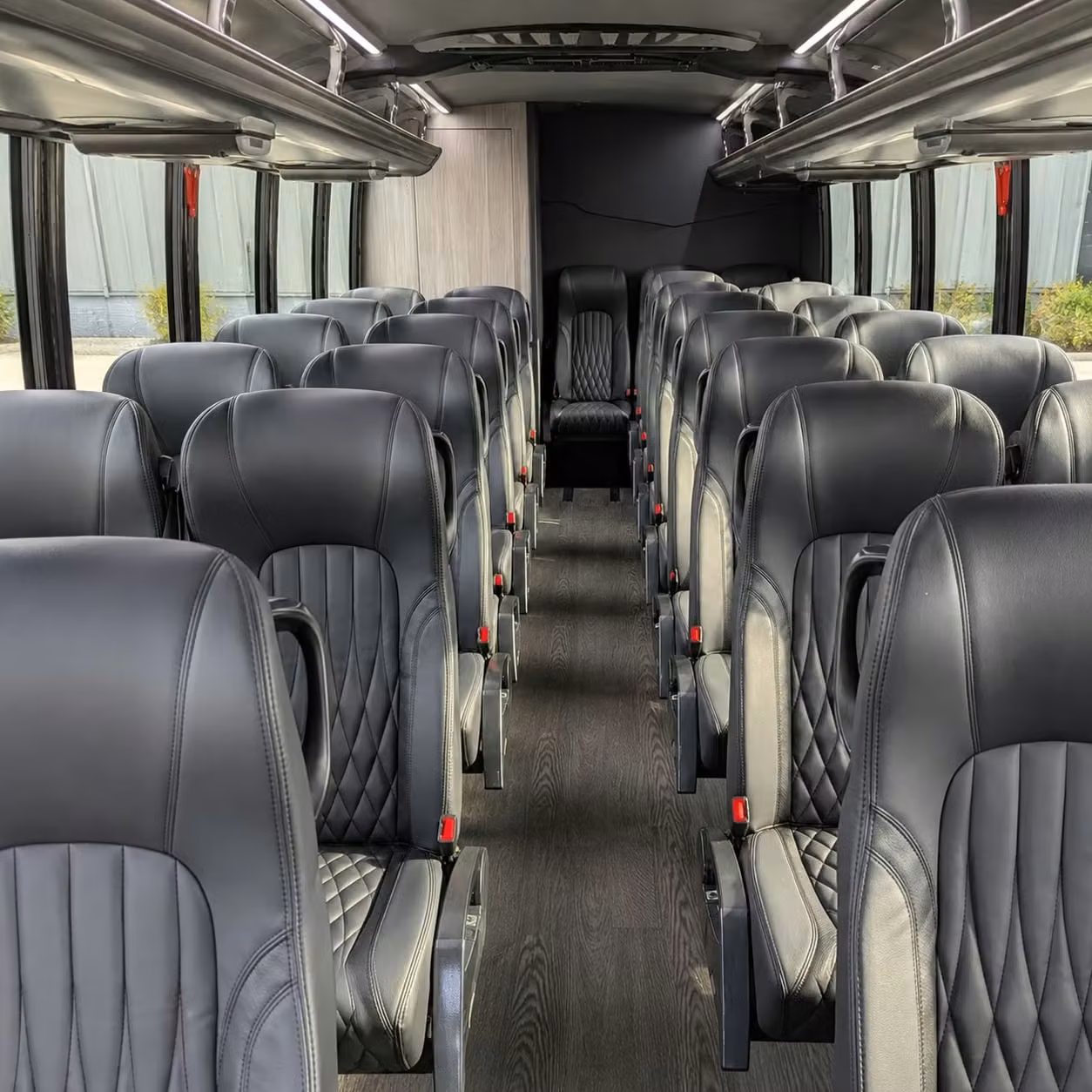 28 passenger minibus interior