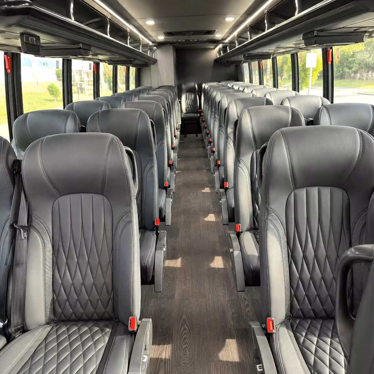 30 passenger minibus inside