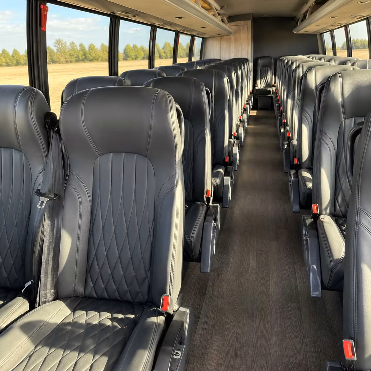35 passenger minibus interior