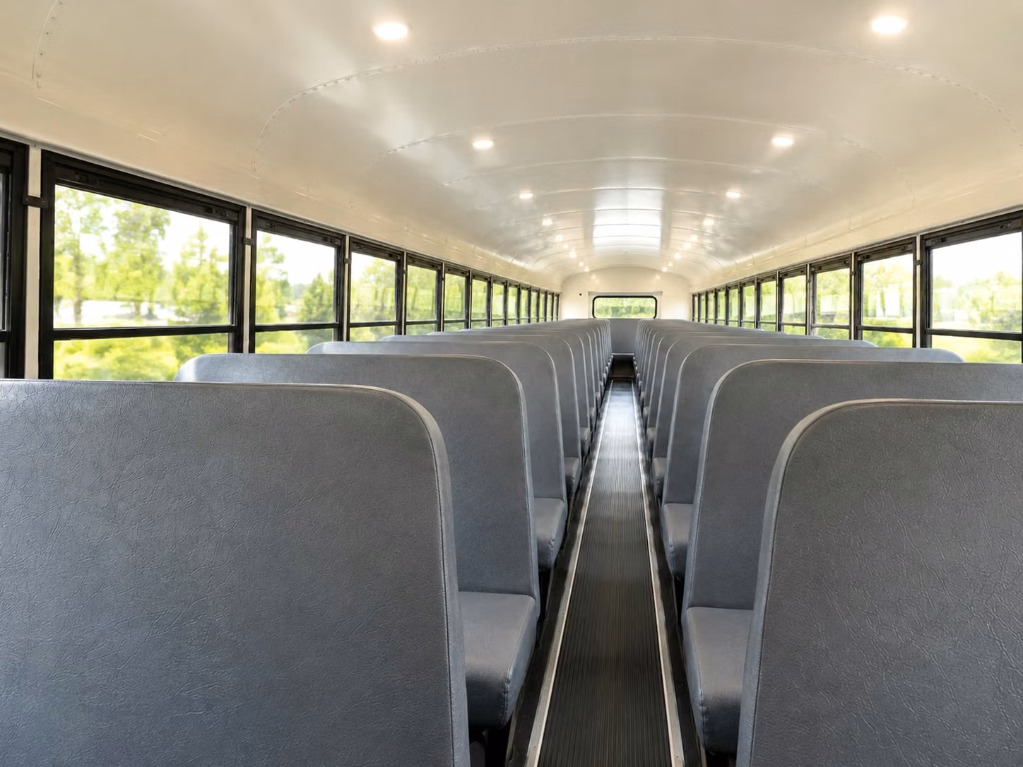 school bus interior