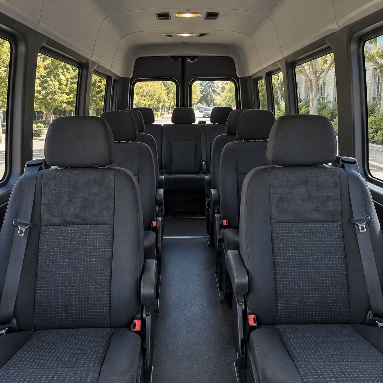 sprinter van with driver interior