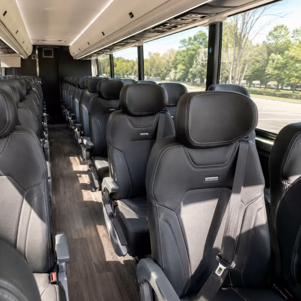 when your wedding venue is outside brownsville a charter bus still has you covered